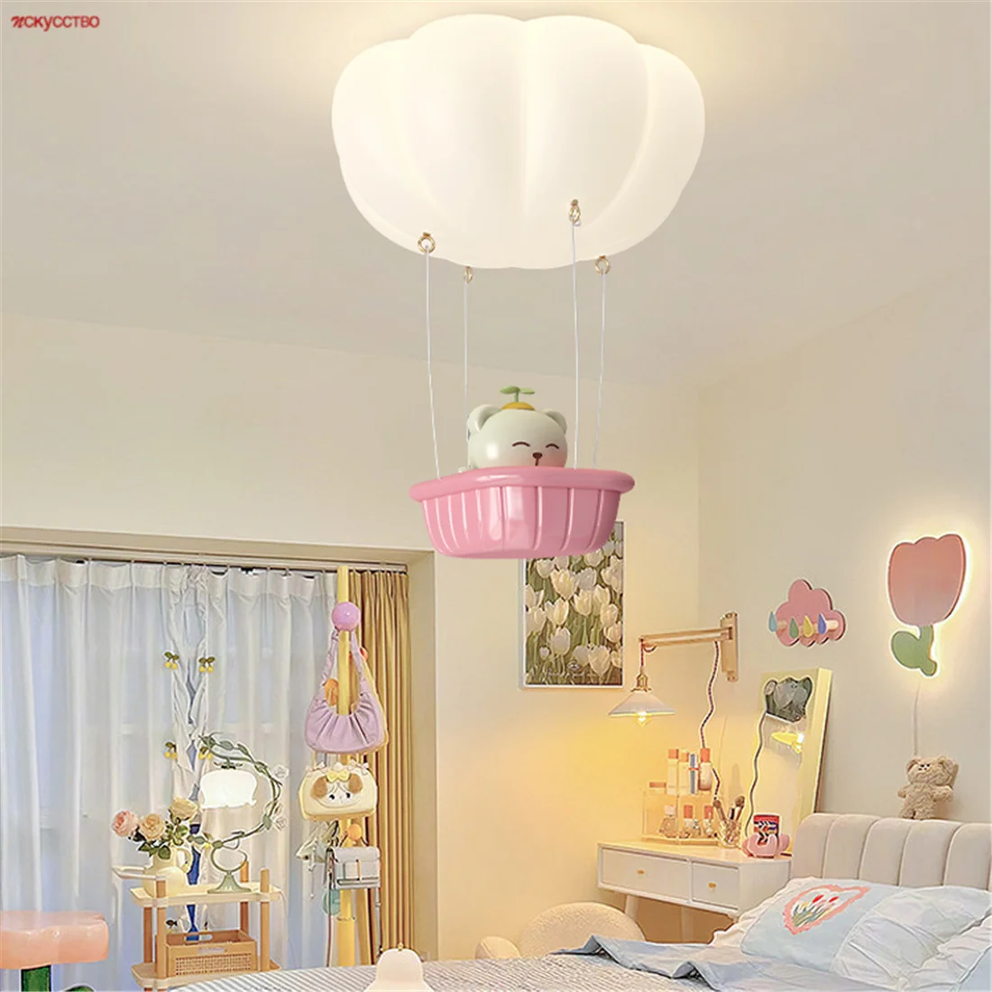 Подвесной светильник для детской комнаты персональная лампа в виде мультяшного