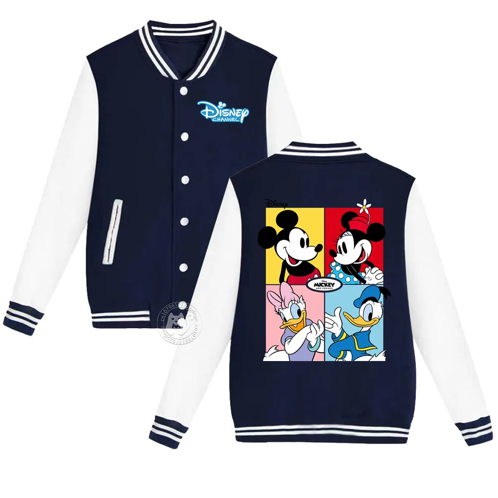 Теплая детская осенне-зимняя утолщенная бейсбольная форма с мультяшным принтом