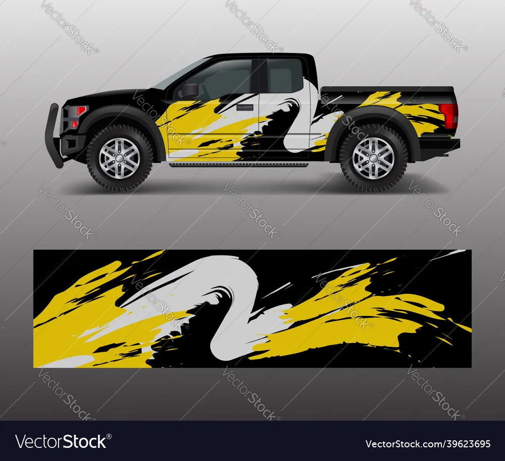 

Pickup Graffiti Print Car Sticker for Universal Large Car Decal Car Sticker Univers Car Stickers on The Left Right Sidesal