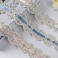 13yards handmade diy clothing accessories floral embroidery lace fabric curtains sofa lace trim home decoration