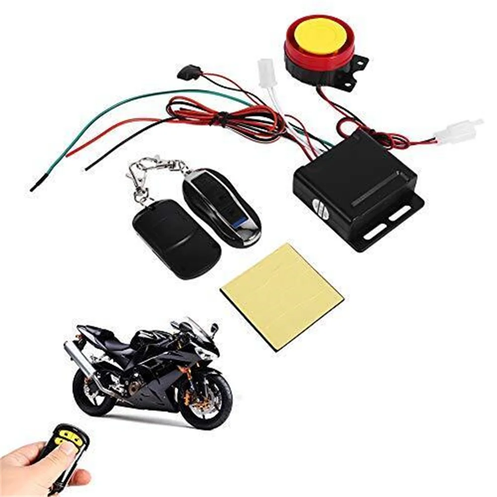 

12V Motorcycle BikeSecurity Alarm System Anti-theft Scooter Smart Alarm Remote Control Key Motorcycle Speaker Car Accessories