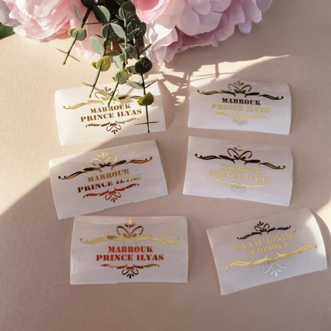 60 пользовательских обрезанных наклеек для свадебных торжеств, золотые Индивидуальные свадебные наклейки для девичника, свадебные сувениры, пригласительные открытки, этикетки