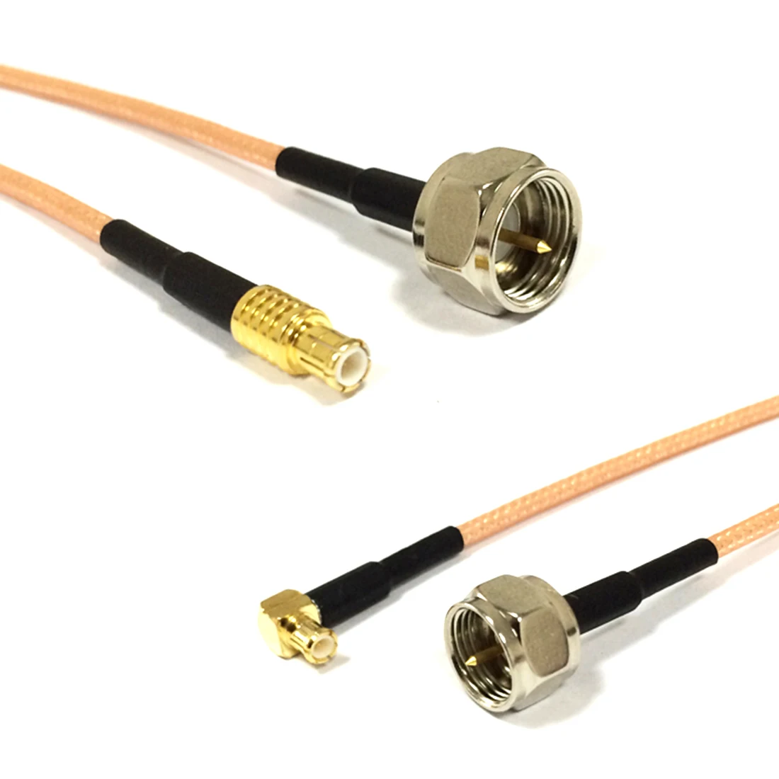 

F Male Plug Swith MCX Male Straight/ Right Angle Coax Cable Adapter RG316 15cm/30cm/50cm for Wireless Modem New Wholesale