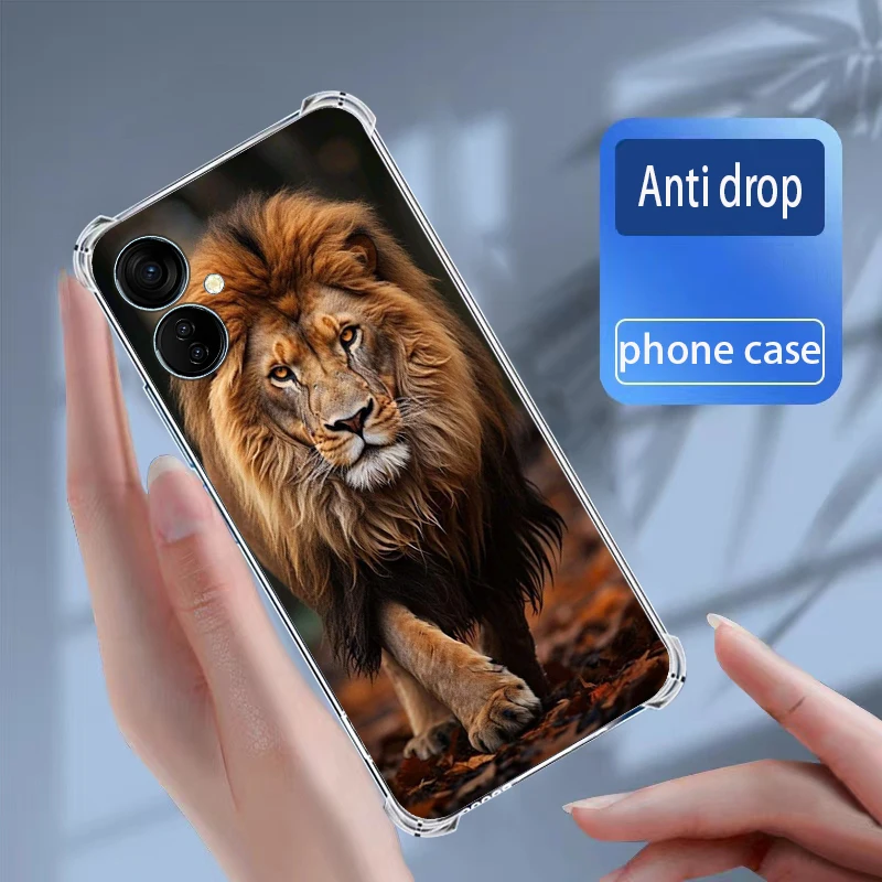 Чехлы Tecno Spark 9T/Spark 9 Pro мягкий силиконовый прозрачный чехол для телефона из ТПУ