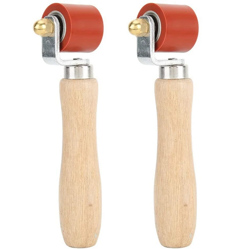 2X Ручной нажимной ролик 28 мм силиконовый для ПВХ/TPO/EPDM кровельных инструментов