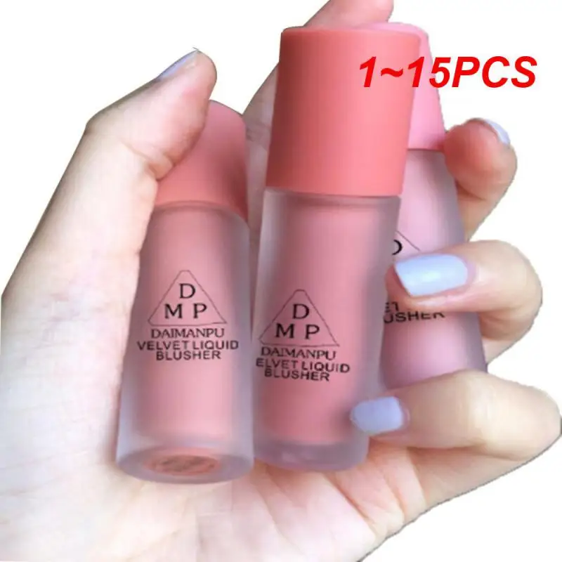 

1~15PCS Liquid Blush Face Velvet Matte Blusher Pigment Lasting Beauty Natural Cream Cheek Tint Orange Peach Blush Makeup