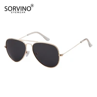 sorvino 2022 fashion pilot sunglasses men metal frame mirror lens vintage 90s round brand design women sun glasses oculos de sol