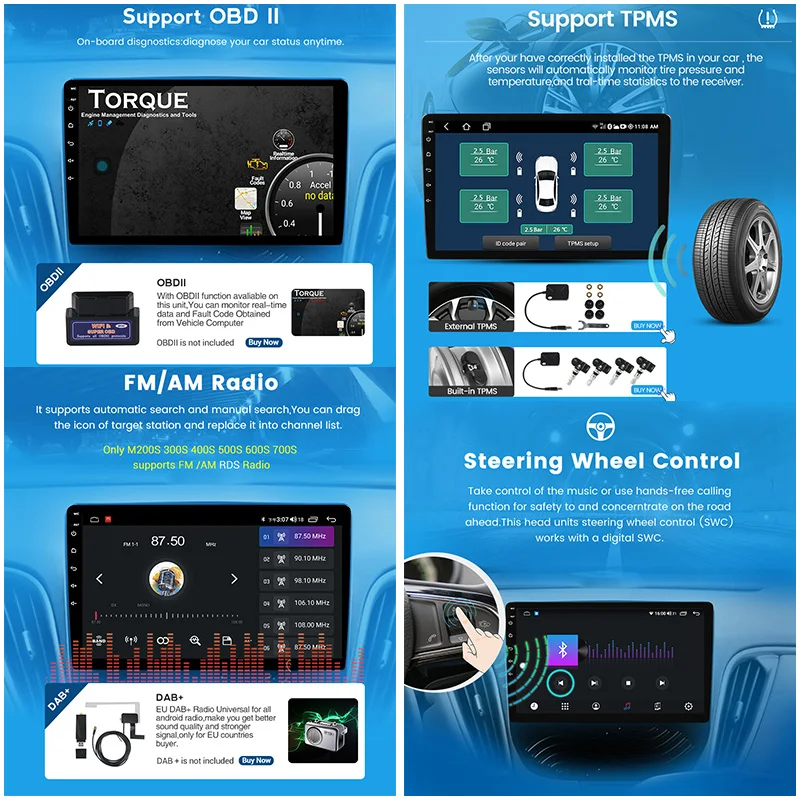 Автомобильный радиоприемник Android11 для Lexus RX300 RX330 RX350 RX400H 2003 2004-2009 мультимедийный