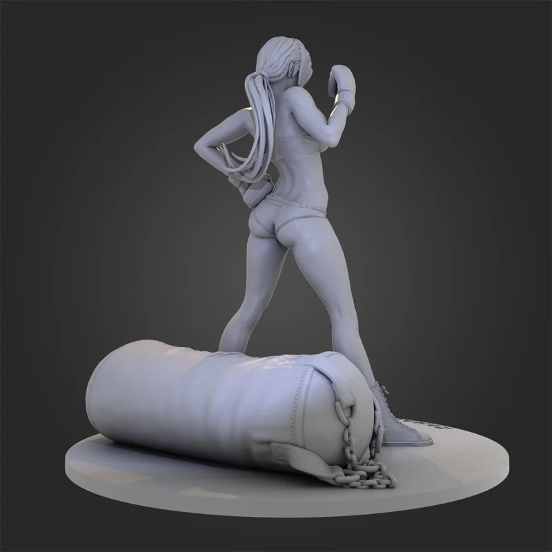 Боксерская фотография всего рост 80 мм подарок из смолы для девушек модель 1/24