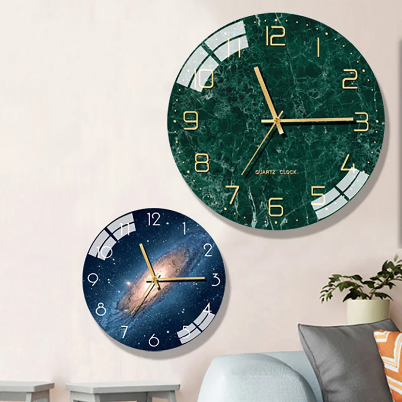 

Стеклянные большие современные дизайнерские часы для кухни гостиной креативные скандинавские бесшумные часы для спальни настенный Декор ...