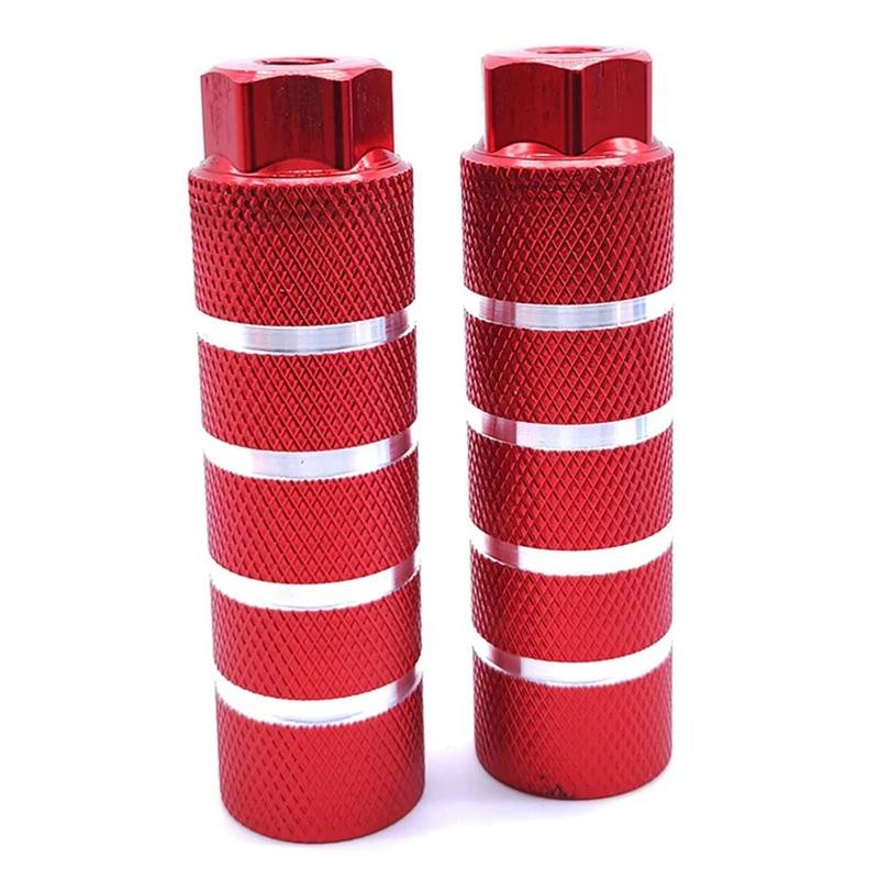 

2 Pcs Bicycle Pedals Aluminum Alloy Non-Slip Pedals Sports Bike Stunt Pedals with Threads for Mountain Bikes, Racing