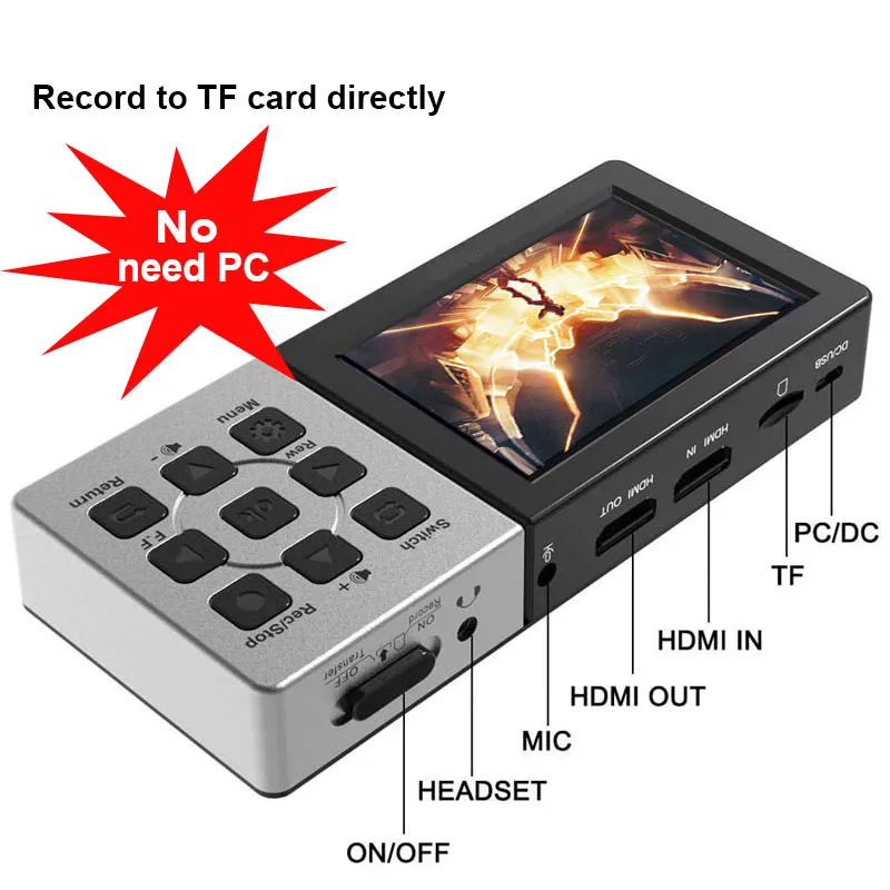 Карта видеозахвата Ezcap273, 1080P, 60 кадров/с, HDMI