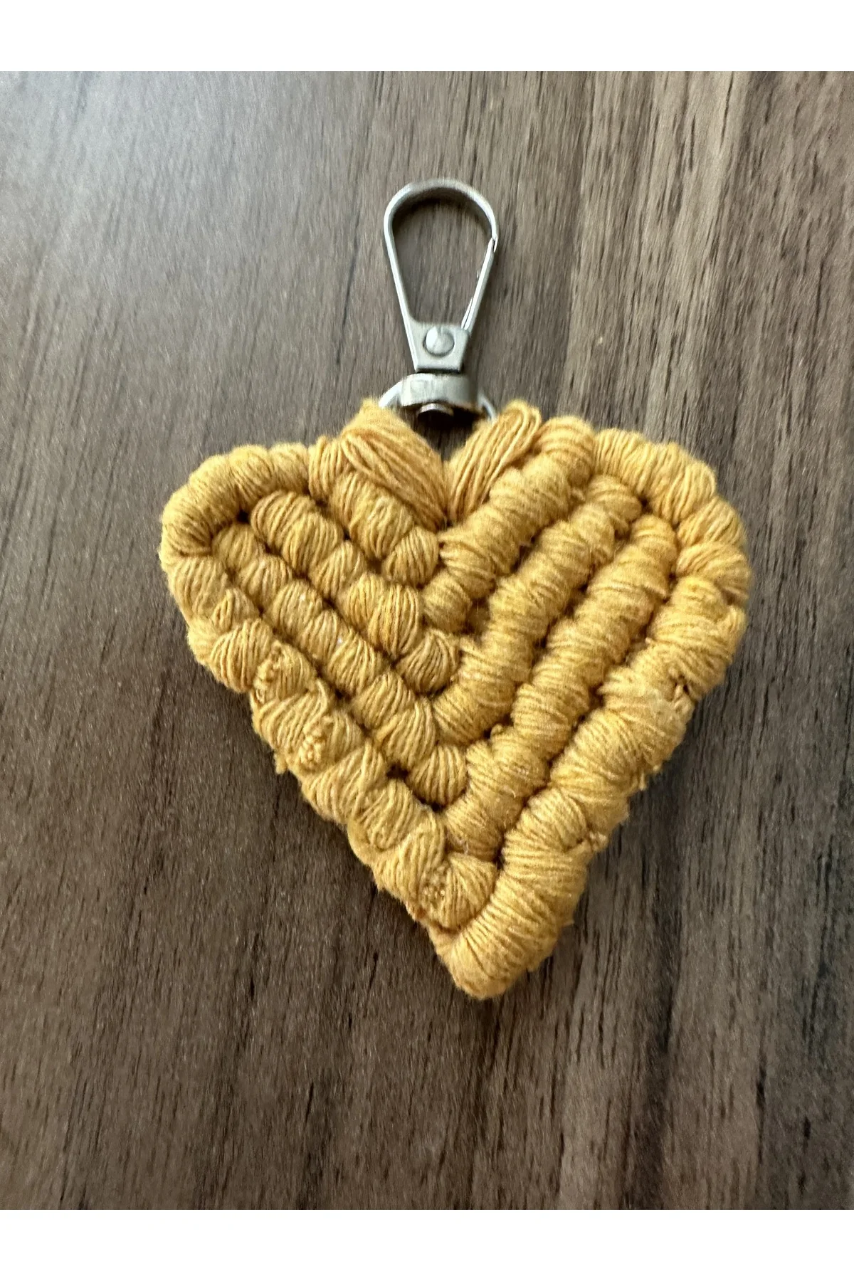 

Tassel Handmade Gift Macrame Heart Shaped Macrame Keychain Gift 10 pcs