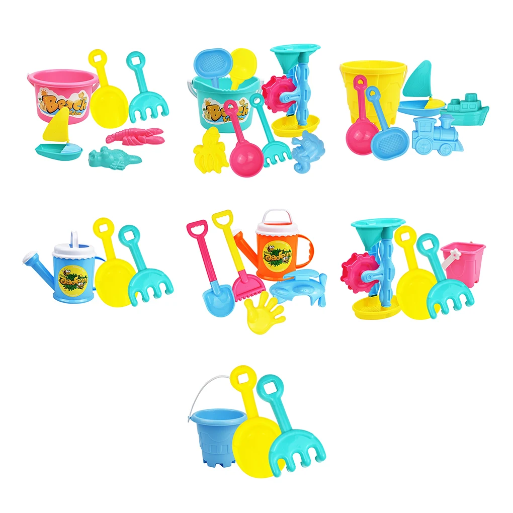 

Beach Toy Digging Sand Set Sand Plaything Bright Color Compact Size Exquisite Smooth Surface Summer Outdoor Floor Stand
