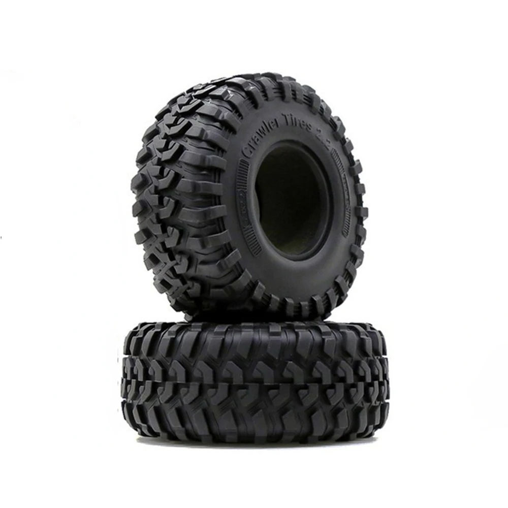 

4pcs 130mm 2.2" Rubber Rocks Tires Tyres for 1:10 RC Rock Crawler Traxxas Trx4 Axial SCX10 90047 D90 D110 TF2 RR10 Wraith