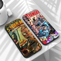 marvel comics phone cases for xiaomi redmi 7 7a 9 9a 9t 8a 8 2021 7 8 pro note 8 9 note 9t cases soft coque luxury ultra tpu