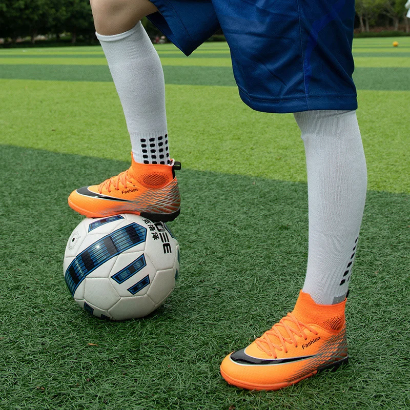 SENAGE Professional Football Boots Children Indoor Training Soccer Shoes for Kids Boy Girl Adolescents Cleats Futsal Sneakers