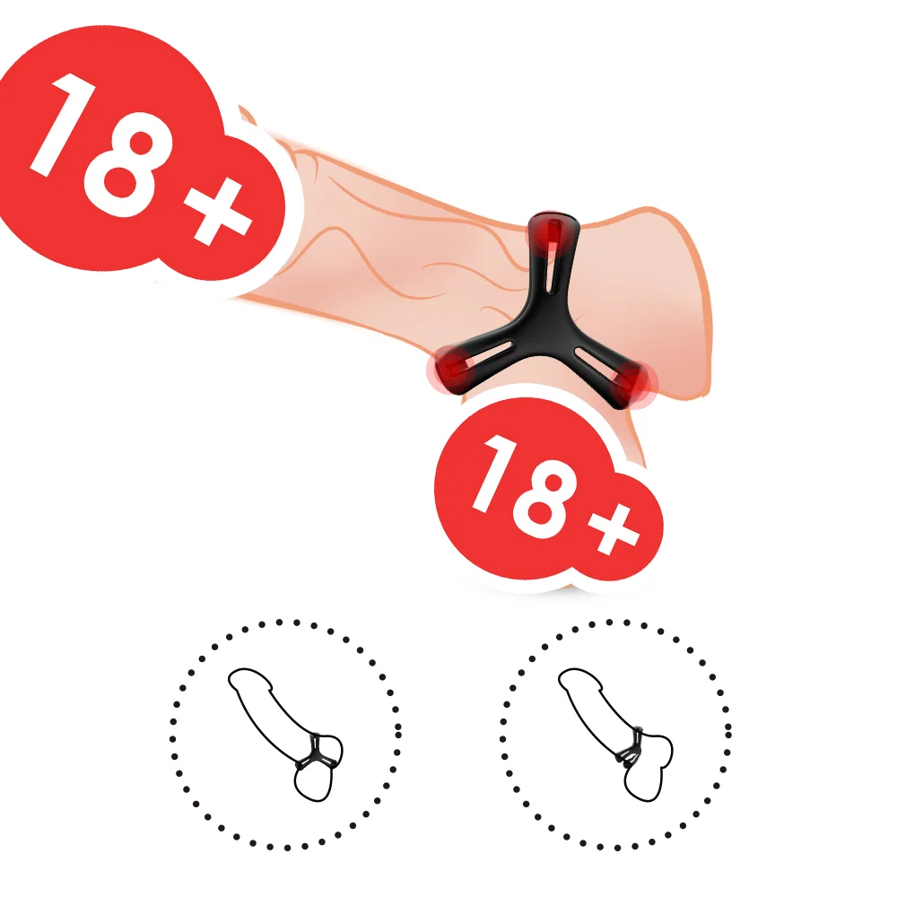 Кольца на пенис секс-игрушки для мужчин силиконовое кольцо эрекции массажа