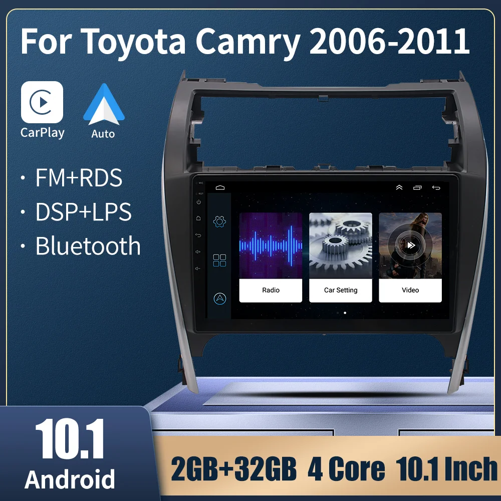 

Автомагнитола 2 Din на Android 10,1 для Toyota Camry 7 XV 50 55 2012 2013 2014