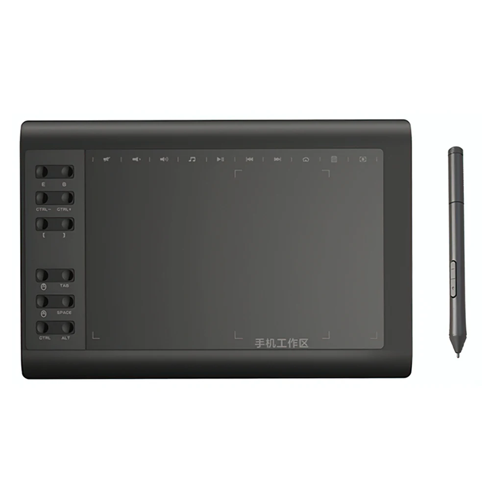 

G10 Digital Tablet 10 x 6 Inch 8192 Level Battery-Free Pen Support Computer Phone Tablet Android Windows Digital Graphic Tablet