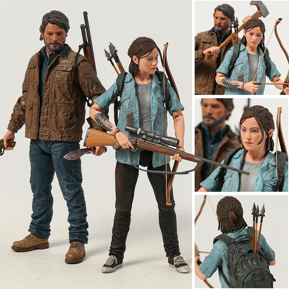 

Model Figurine NECA Last of Us Part II Ultimate Joel & Ellie PVC Action Figure Collection Excellent Toy Set