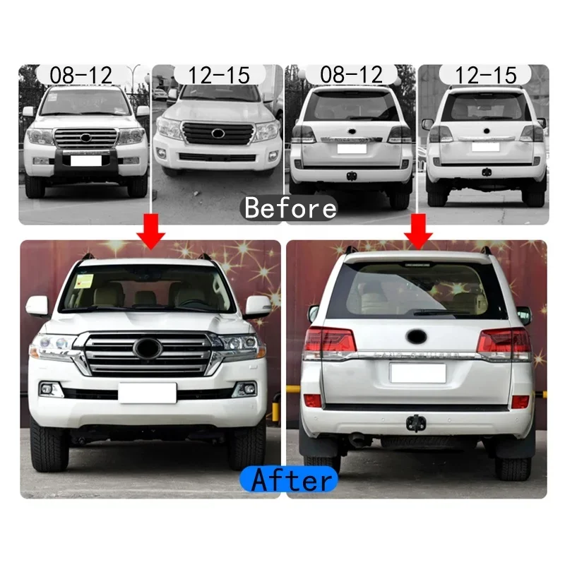 Детали из полипропиленового материала высшего качества для Toyota Land Cruiser200 LC200 fj200