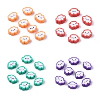 50pcs cute smiley clouds beads polymer clay spacer beads for jewelry making bracelet necklace diy handmade accessories