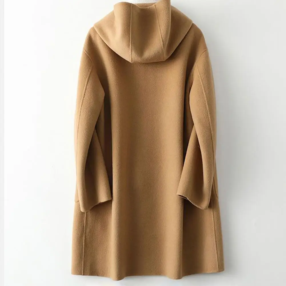 

Winter Coat Single-breasted Overcoat Large Size Soft Winter Coat
