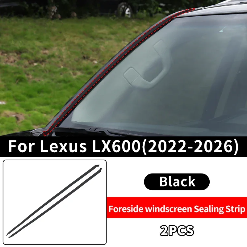 

Уплотнительная лента для переднего лобового стекла, для Land Cruiser LC300 2021-2026, Lexus LX600, звукоизоляция, пылезащитная резиновая лента, аксессуары