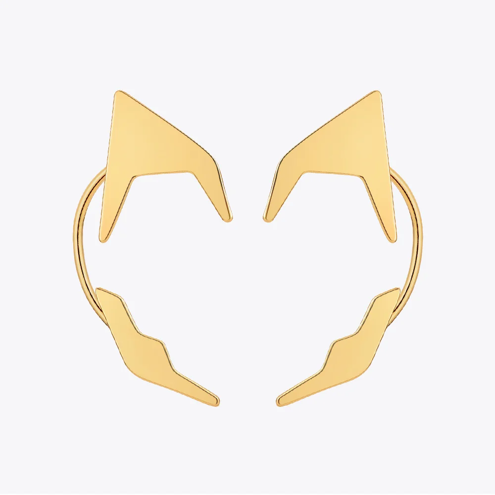 ENFASHION Elf Earrings For Women Fashion Jewelry Boucle Oreille Femme Gold Color Earings Ear Cuff Free Shipping Items E221378