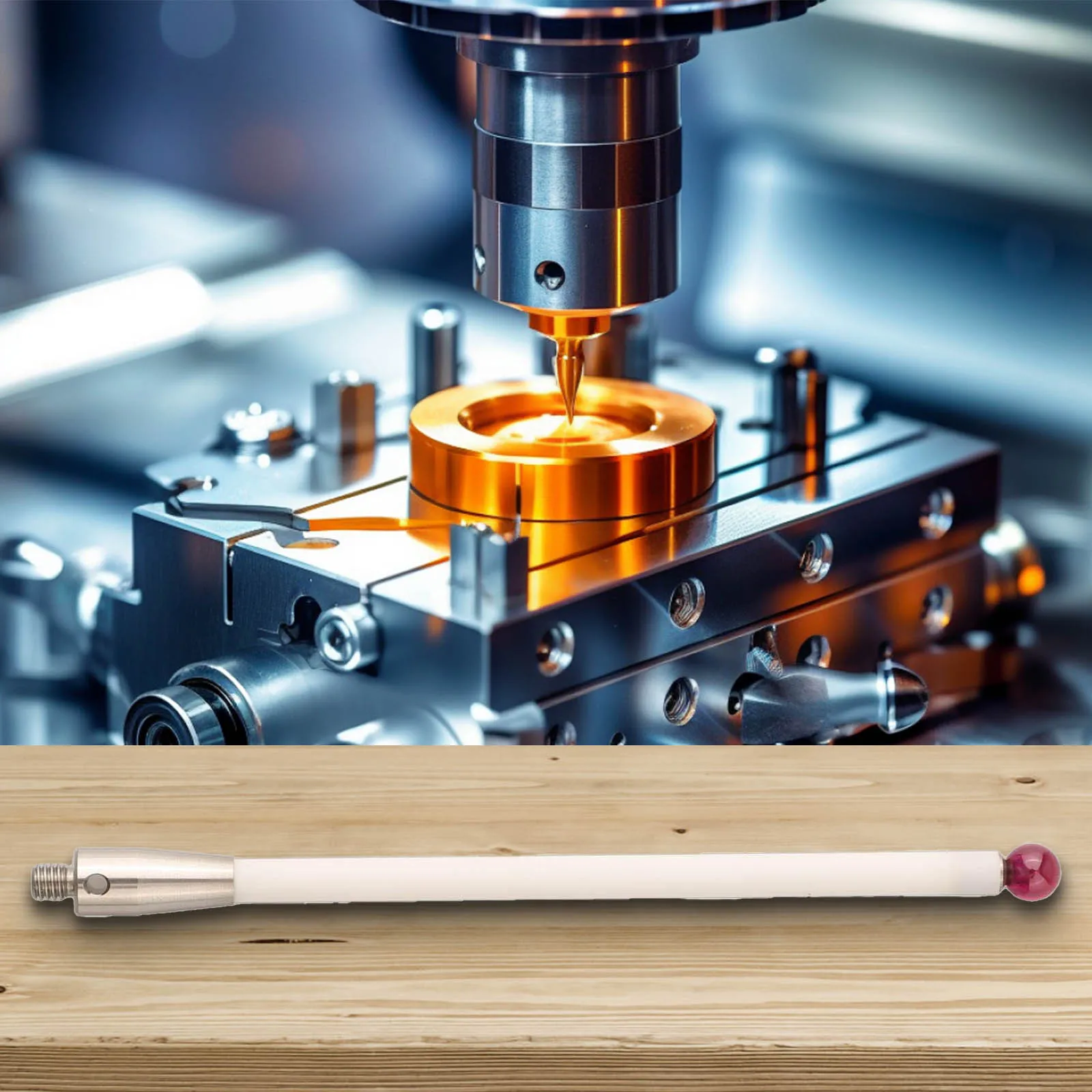 Микрометрический зонд CMM сенсорный для станков с ЧПУ защита от столкновений