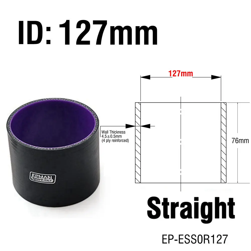 

EPMAN универсальная 4-слойная силиконовая трубка интеркулера турбо впускной трубы соединительный шланг для Scion 102 мм 114 мм 120 мм 127 мм 152 мм HU-ESS0R