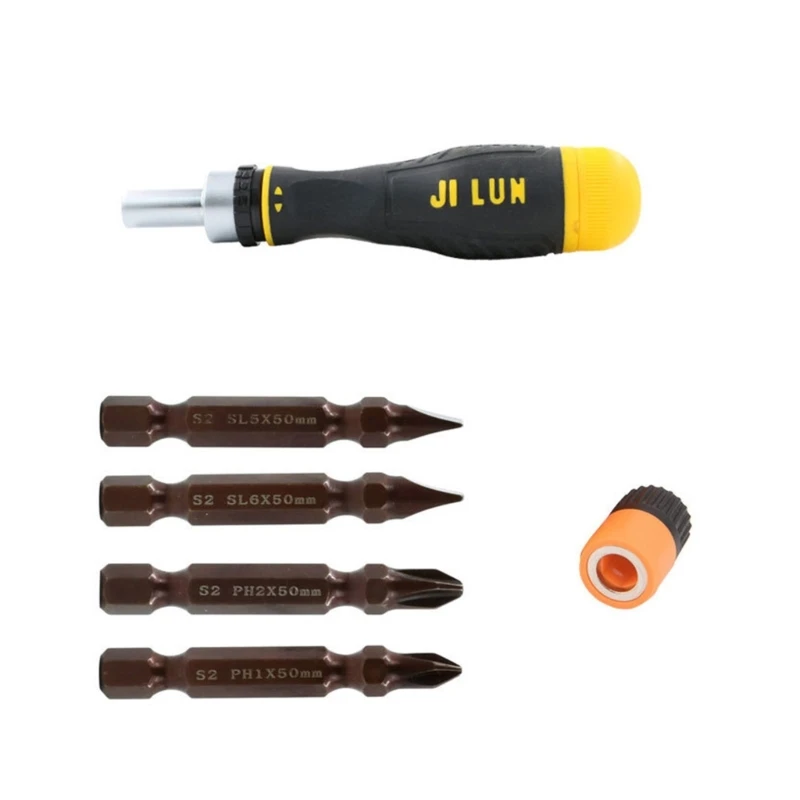 

K1KA 4 в 1 отвертка с храповым механизмом, телескопический набор инструментов для ремонта, магнитная отвертка