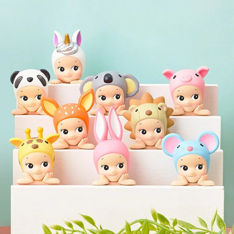 Sonny Angel Lying Down Angel Series Anime Figure Guess Bag Kawaii Cute Figurine Model Family Collection Ornaments Doll Toys Gift images - 6