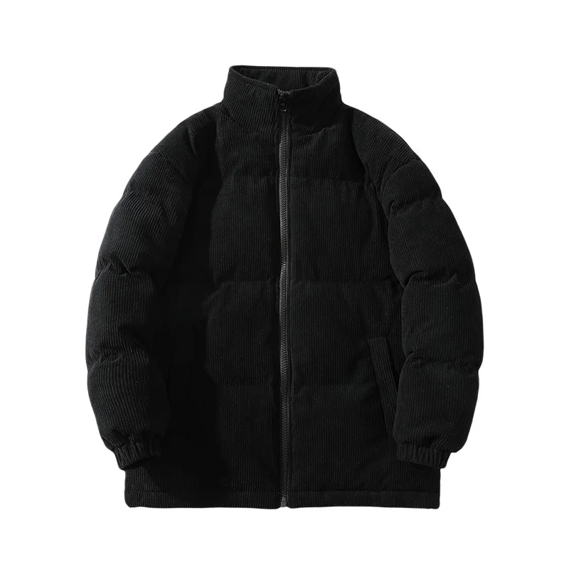 Winter Jacket Men Warm Fashion Casual Thickened Corduroy Jacket Men Streetwear Korean Loose Thick Short Coat Mens Large Size