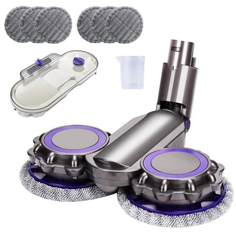 

Electric Wet Dry Mopping Water Mop Head Attachment Compatible For Dyson Vacuum Cleaner V6 Dc58/Dc59/Dc62 Model