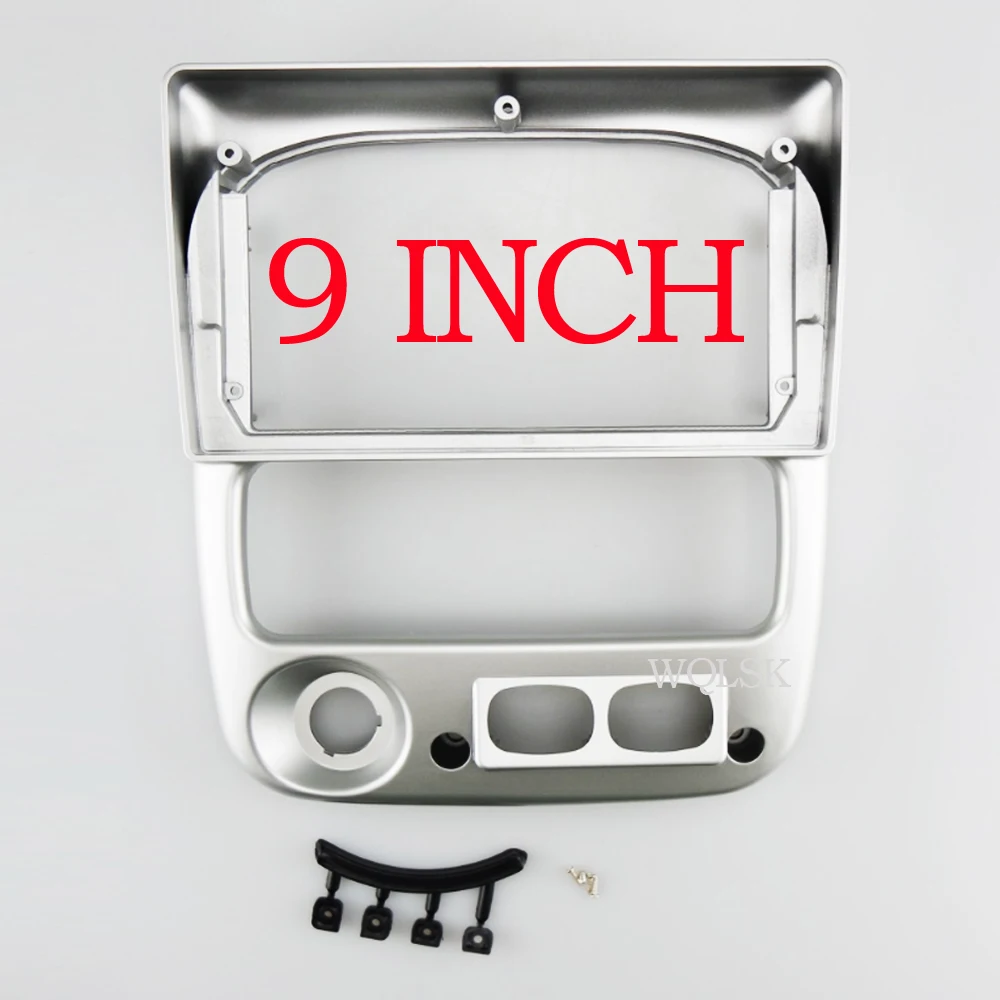 

Рамка для автомагнитолы 2 Din для Kia Rio qianлима 2004-2006, большой экран 9 дюймов, автомобильное GPS-головное устройство, рама без зазора