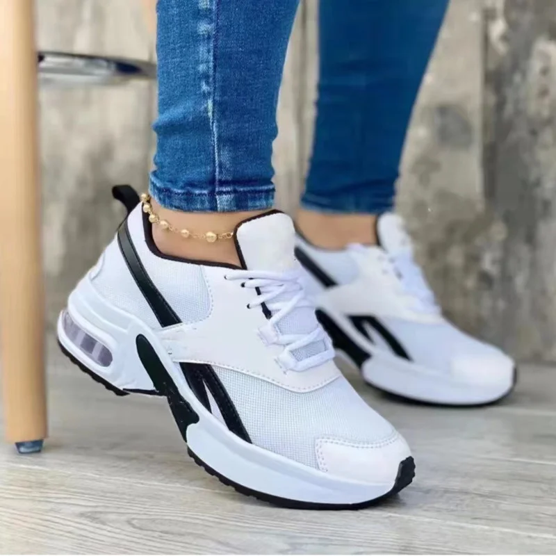 2022 New Trend Women Sneakers Platform Running Shoes Ladies Outdoor Fashion Air Cushion Casual Walking Shoes Zapatillas Mujer