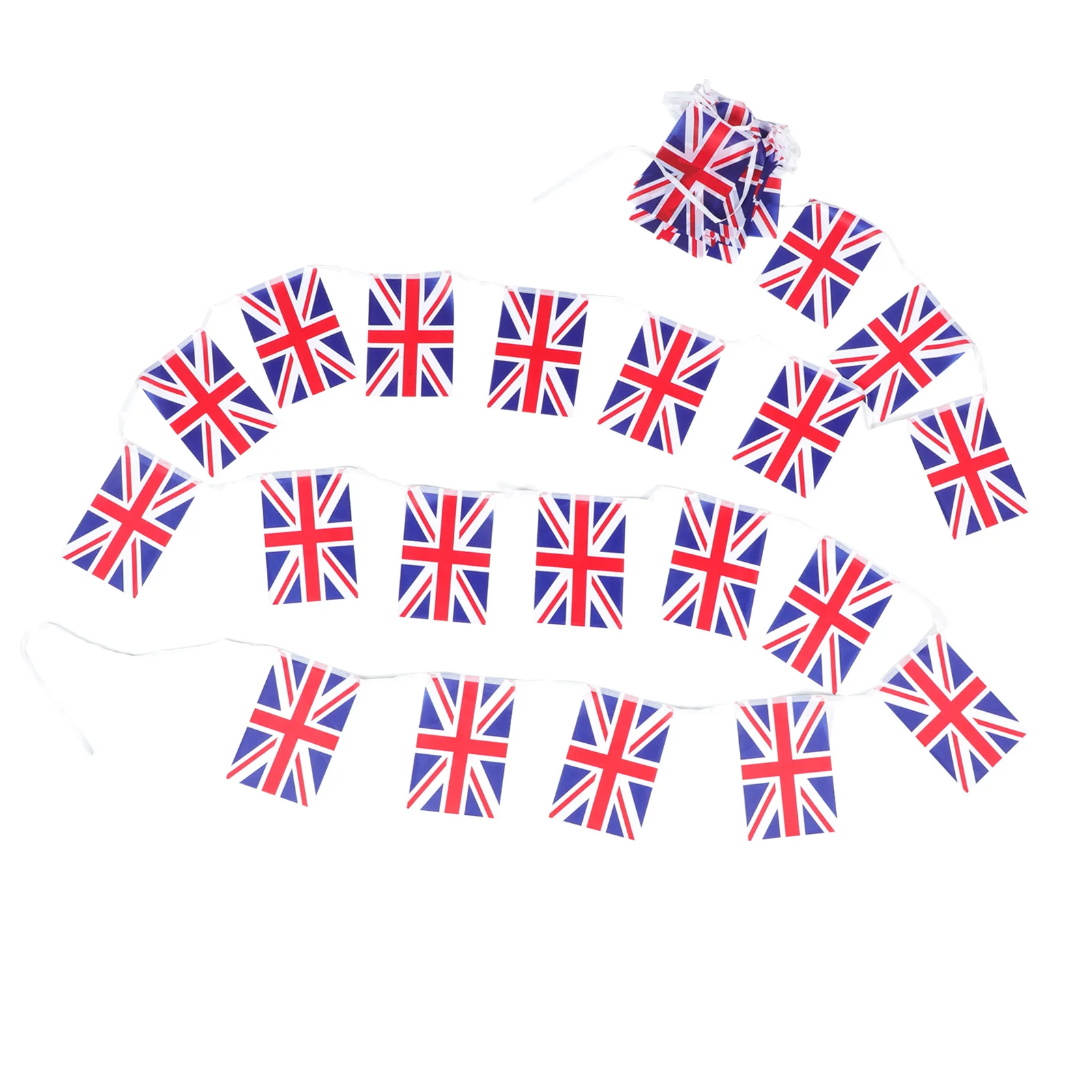 

Flag Union Jack Banner Bunting British String Jubilee Flags Decorations Uk Pennant Party Platinum Kingdom United National Queen