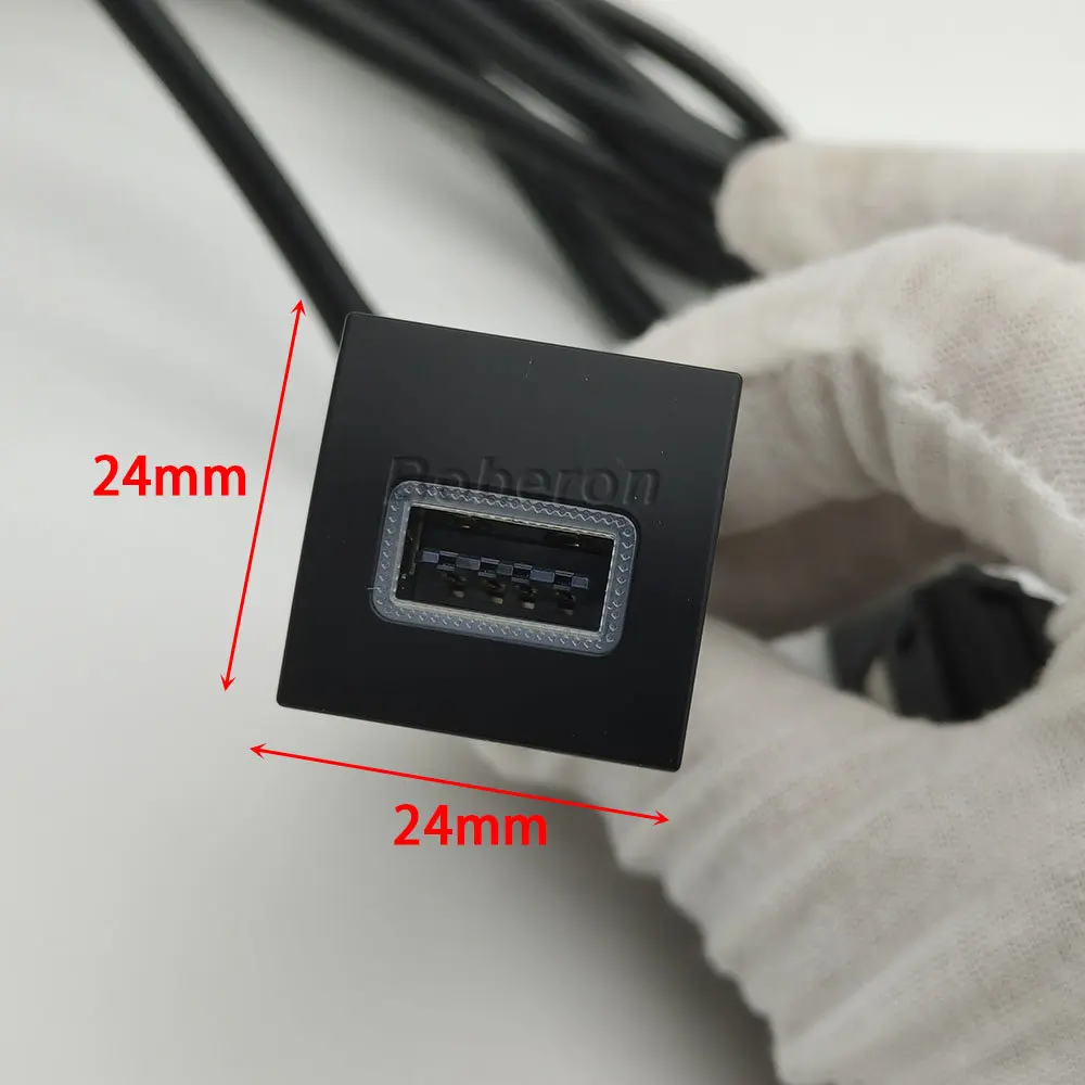 Фото Автомобильное зарядное USB-устройство 12 В/24 В, USB-порт для зарядки, адаптер питания PD типа для VW Golf 6 Jetta 5 MK5 Scirocco 2006 - 2014 №3