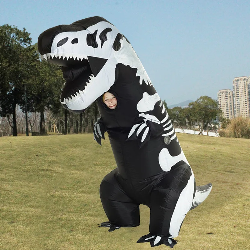 

Best-selling company Annual meeting celebration Halloween costume dinosaur inflatable suit funny costume adult version black