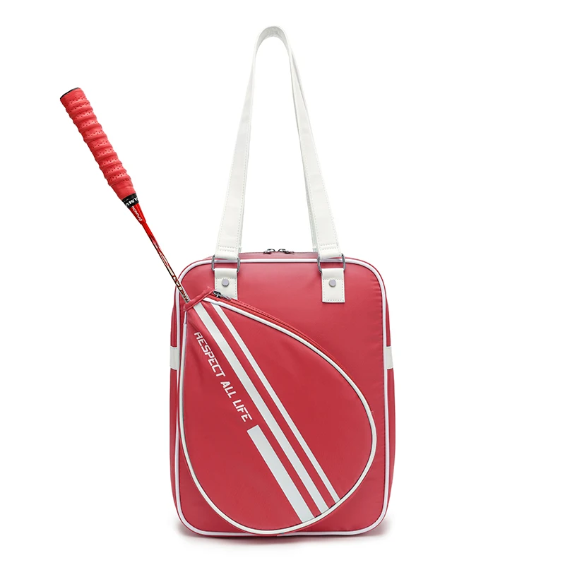 YWYAT Women Fashion Portable Handbag Badminton Racket Bag Shoulder for Sports Bag Waterproof for 2 Rackets
