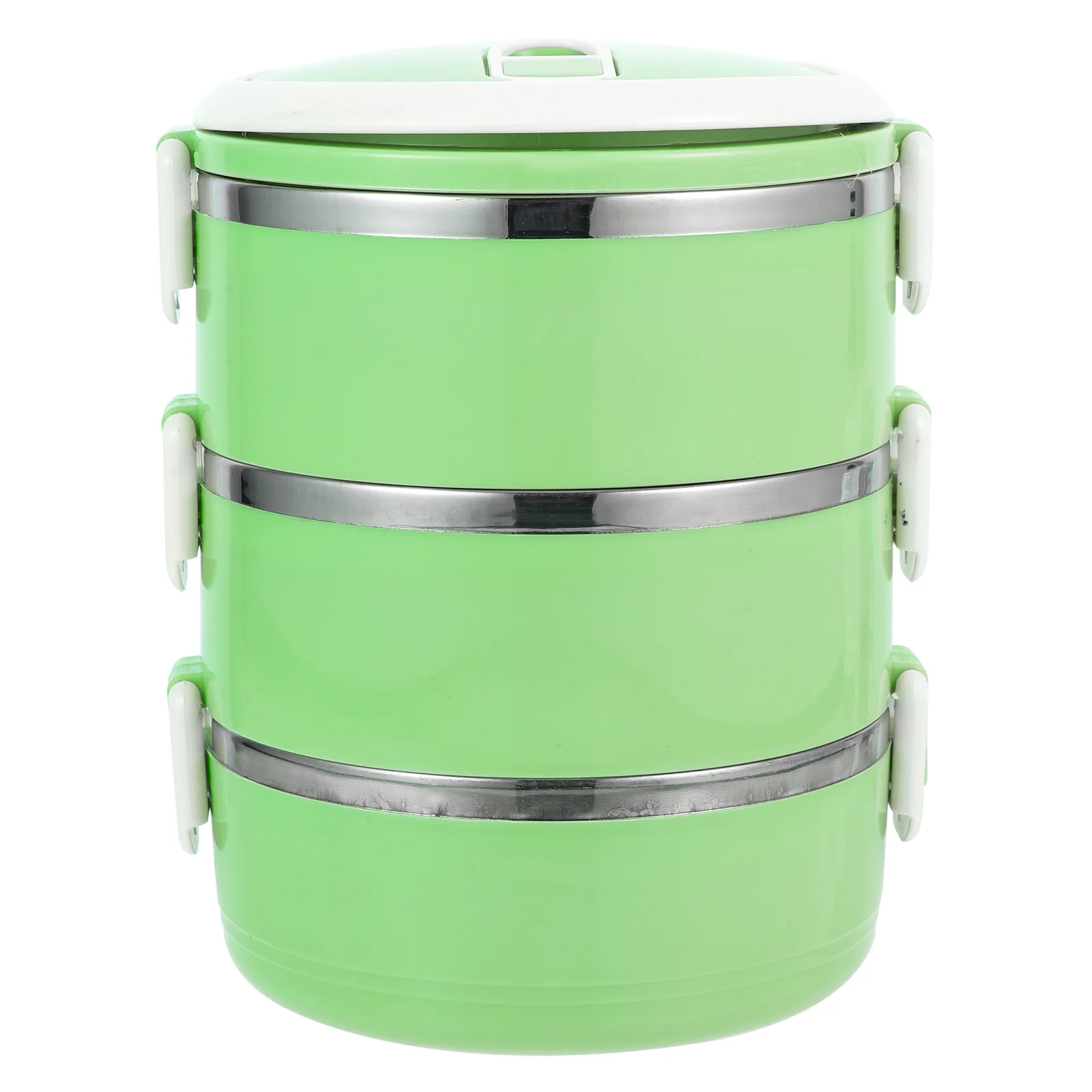 

Tiffin Metal Container Lid Travel Food Jar Lunch Containers Outdoor Bento Case Stainless Steel Portable Child