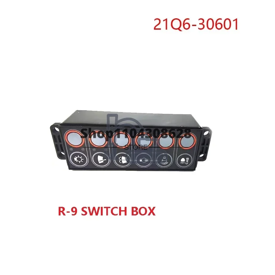 Фото Мембранный переключатель LIGHT WIPER (коробка управления) 21Q6-30601, R140-9A, R160-9S, R210-9, R180-9, R150-9, R220-9, R290-9, R350-9, R480-9 №2