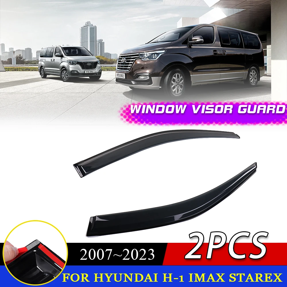 Windows Visor for Hyundai H-1 H1 iMax Grand Starex H300 TQ 2007~2023 Smoke Guard Cover Deflector Awnings Rain Eyebrow Accessorie