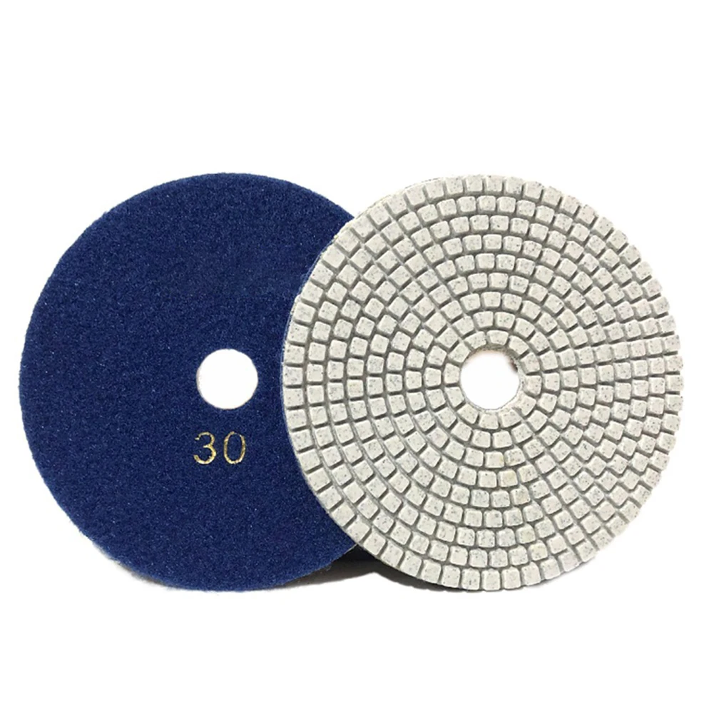 

1pc 5 Inch 125mm Dry/wet Diamond Polishing Pads Flexible Grinding Discs For Granite Transition Tool Concrete Floor Restoration