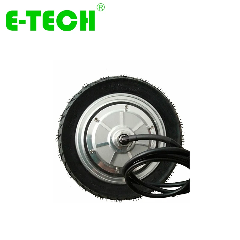 ETECH 9 дюймов 24 В 36 48 500 Вт BLDC Электрический мобильный робот-Мотор Ступицы Колеса с