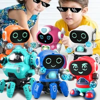 funny electric dance music light walking robot spider dolls toy for children kid boy girl babys toddler 3 5 1 6 2 to 4 years old