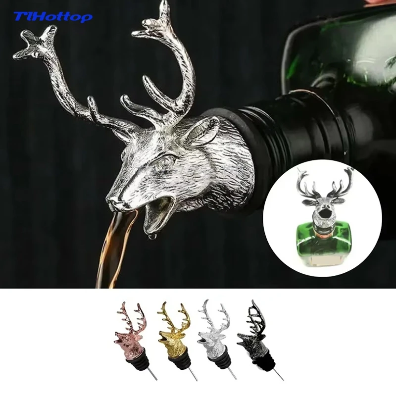 Винный вертушка с головой оленя голова животного сплав Jager сакральная носик для