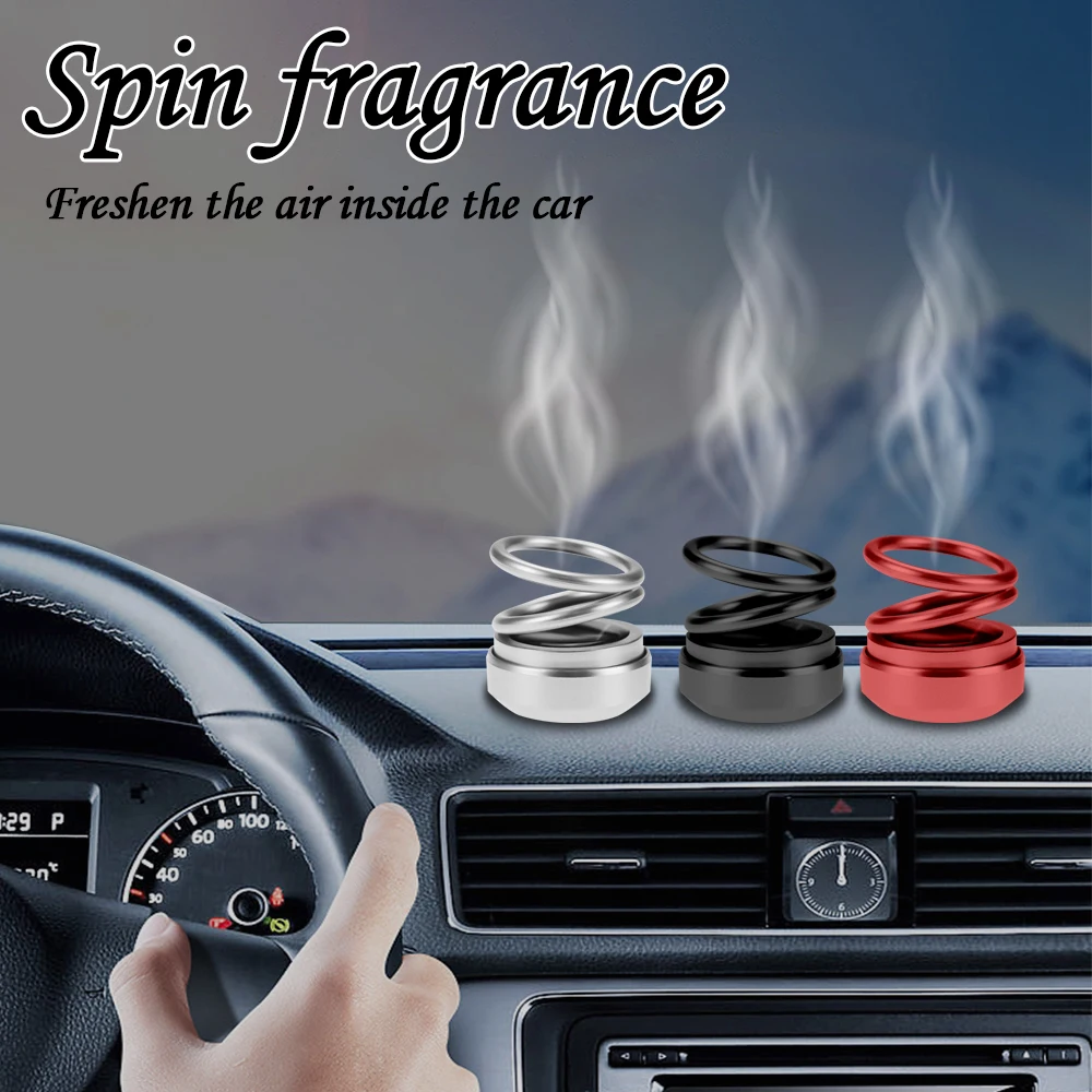 

Освежитель воздуха для автомобиля, ароматизатор, магнитный дизайн, автомобильные аксессуары, освежитель воздуха с рассеянной солнечной батареей, Автоматическое вращение